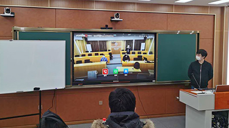 欧亿平台助力河南高校应届生“云答辩”